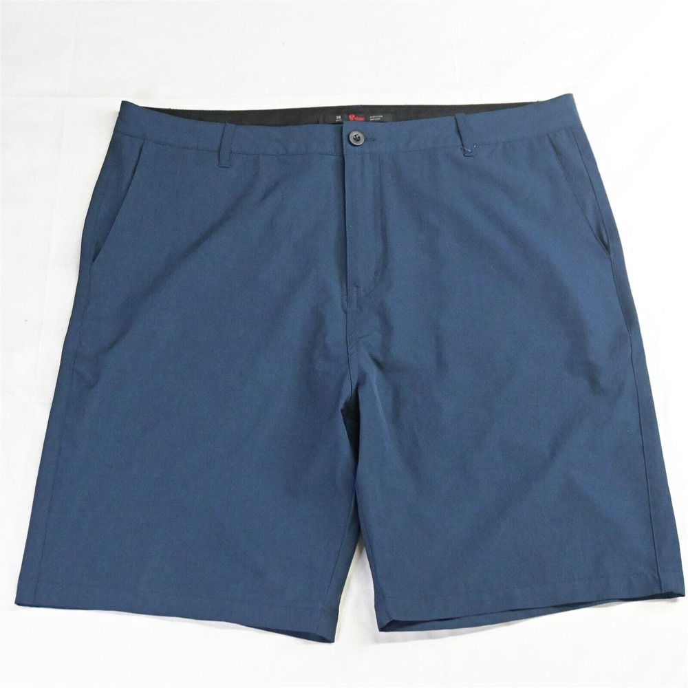 Stoic 38 x 9" Dark Blue Tech / Wicking Outdoor Hybrid Chino Shorts‎